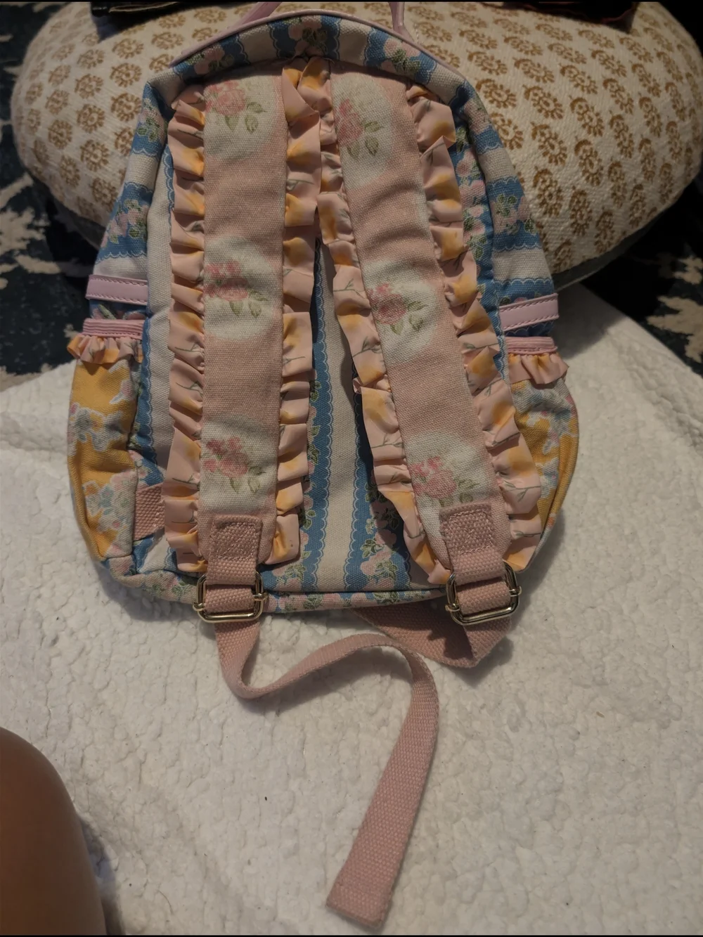 Loveshackfancy Pink Floral Crossbody Bag